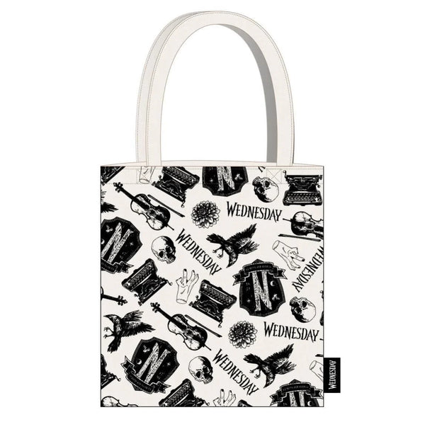 SERIES - MERCREDI - Symboles - Tote Bag - 36x39cm