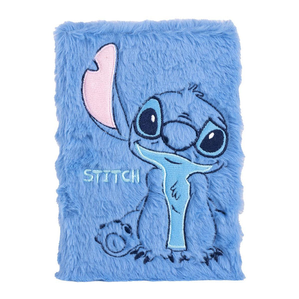 DISNEY - STITCH - Notebook Premium Fourrure - Format A5