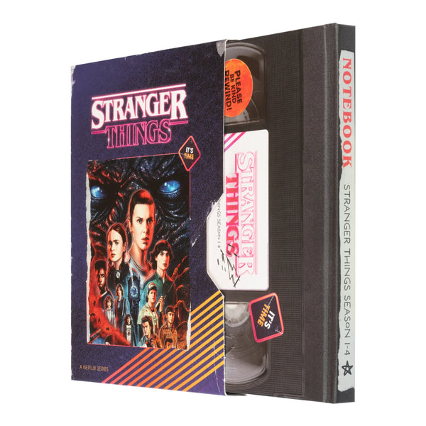 SERIES - STRANGER THINGS - Notebook Premium VHS Format A5