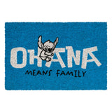 DISNEY - STITCH - Ohana - Paillasson Bleu