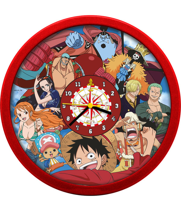 ANIME - ONE PIECE - Horloge Murale 25x25cm