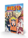 ANIME - NARUTO - Village caché de la feuille - Impression sur bois 20x29.5cm