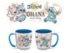 DISNEY - STITCH & ANGEL - Ohana - Mug Elite Intérieur Coloré - 384ml