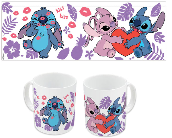 DISNEY - STITCH & ANGEL - Love - Mug céramique 325ml